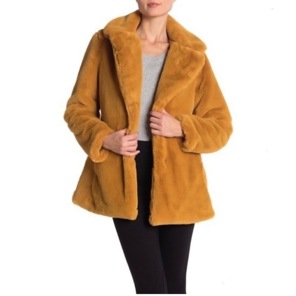 Jessica Simpson Faux Fur Lined Coat Sz Large, NWT